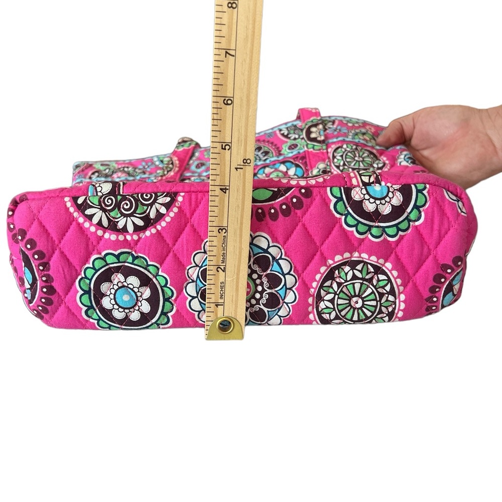 Vera Bradley, pink pattern tote - Picture 6 of 7